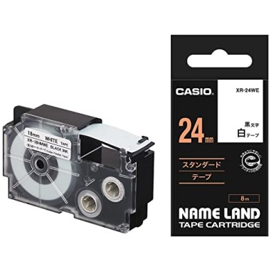 Casio XR-12X Label Printer Tape (Clear)