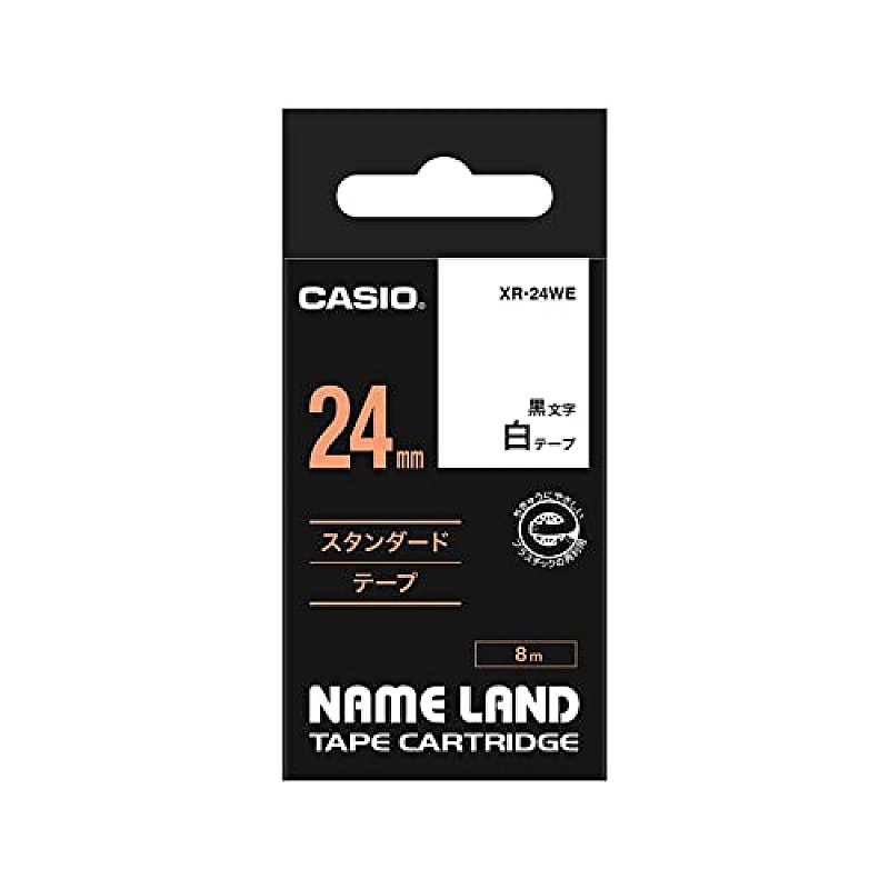 Casio XR-12X Label Printer Tape (Clear)