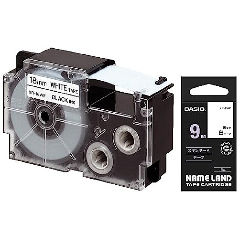 Casio XR-12X Label Printer Tape (Clear)