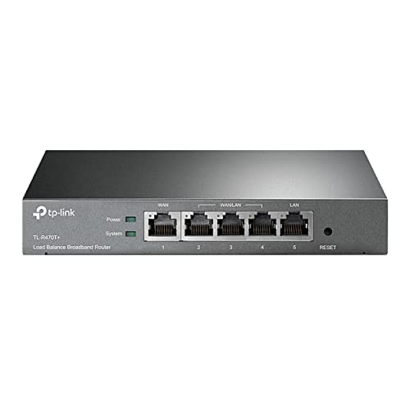 TP-LINK TL-R480T+ Load Balance Broadband Business Router with Up to 4 WAN Ports and Strong Firewall