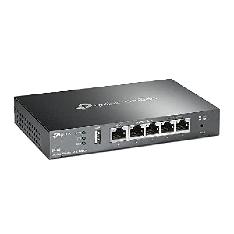 TP-LINK TL-R480T+ Load Balance Broadband Business Router with Up to 4 WAN Ports and Strong Firewall