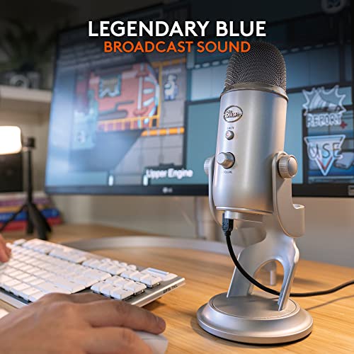 Blue Yeti USB Microphone for Recording, Streaming, Gaming, Podcasting on PC and Mac Blue Yeti USB Microphone for Recording, Streaming, Gaming, Podcasting on PC and Mac