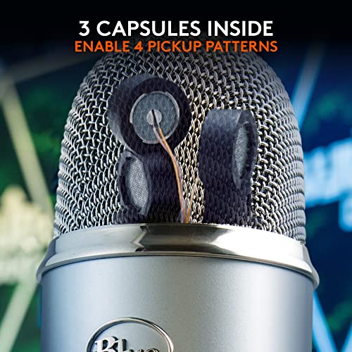 Blue Yeti USB Microphone for Recording, Streaming, Gaming, Podcasting on PC and Mac Blue Yeti USB Microphone for Recording, Streaming, Gaming, Podcasting on PC and Mac
