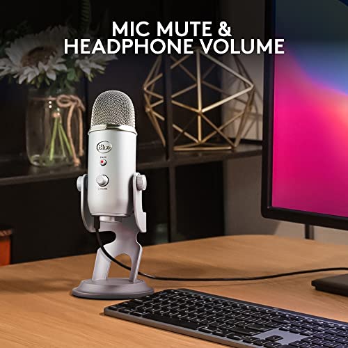 Blue Yeti USB Microphone for Recording, Streaming, Gaming, Podcasting on PC and Mac Blue Yeti USB Microphone for Recording, Streaming, Gaming, Podcasting on PC and Mac