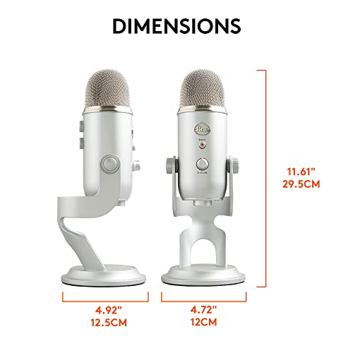 Blue Yeti USB Microphone for Recording, Streaming, Gaming, Podcasting on PC and Mac Blue Yeti USB Microphone for Recording, Streaming, Gaming, Podcasting on PC and Mac