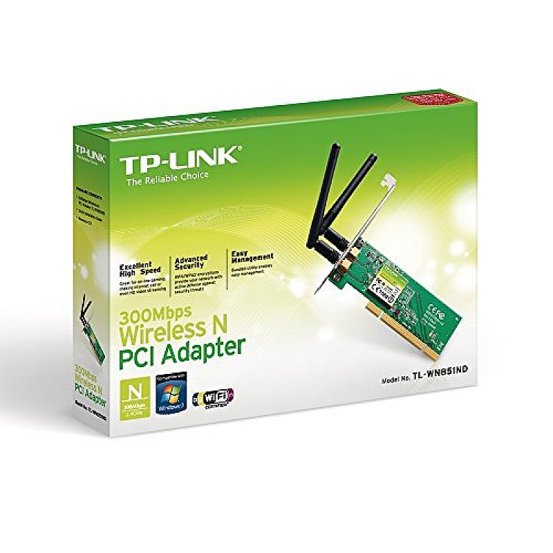 TP-Link TL-WN851ND 300Mbps Wireless N PCI Adapter