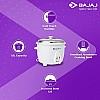 Bajaj RCX 1.8 DLX Rice Cooker, 1.8 Litre , White