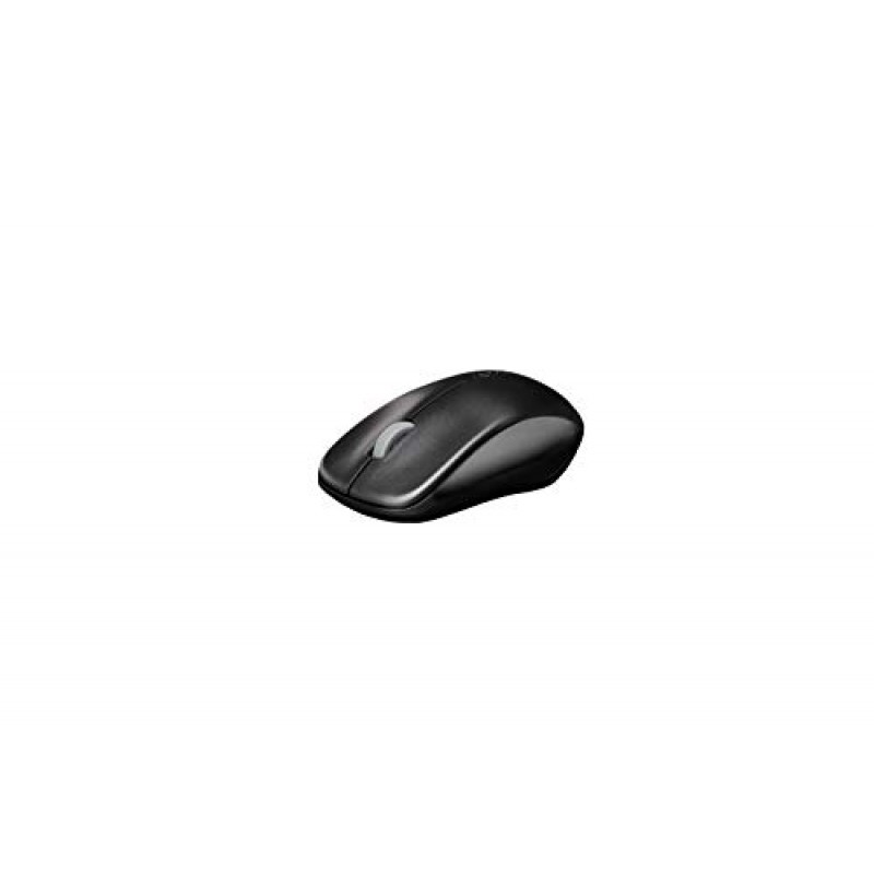 RAPOO 1620 Wireless Mosuse, 2.4 GHz with USB Nano Receiver, Optical Tracking, Ambidextrous, PC/Mac/Laptop - Black