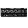 Rapoo E1050 2.4G Anti-Splash Wireless Keyboard (Black)