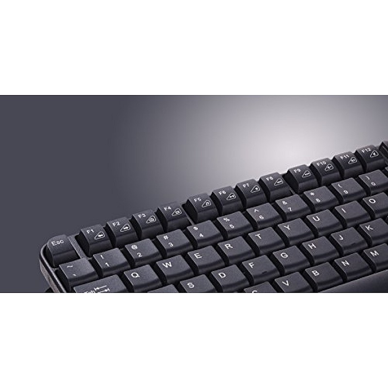 Rapoo E1050 2.4G Anti-Splash Wireless Keyboard (Black)