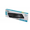 Rapoo E1050 2.4G Anti-Splash Wireless Keyboard (Black)