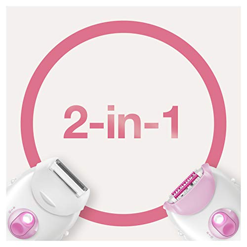 Braun Silk-épil 3-270,Epilator for Long-Lasting Hair Removal from roots,20 Tweezer System White and Pink Braun Silk-épil 3-270,Epilator for Long-Lasting Hair Removal from roots,20 Tweezer System White and Pink