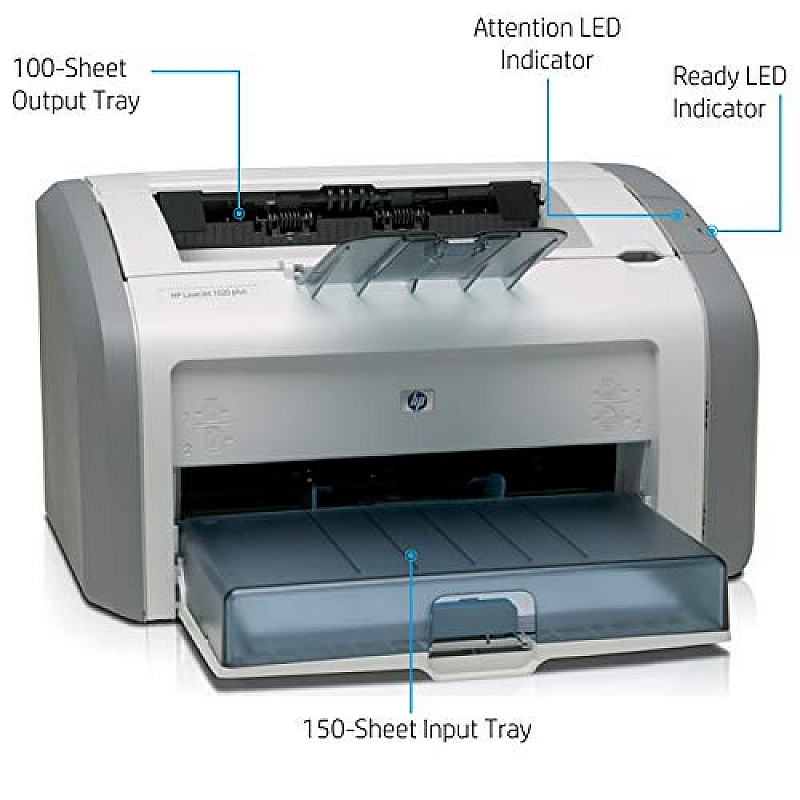 HP 1020 Plus Single Function Laser Printer (Black) Refurbished