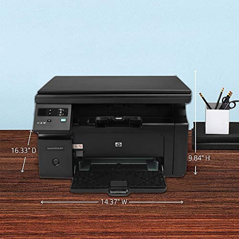 HP Laserjet Pro M1136 Multifunction Monochrome Laser Printer (Black) refurbished