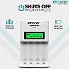 ENVIE® (ECR 11) Speedster Fast Charger for AA & AAA Rechargeable Batteries (with LCD Display)