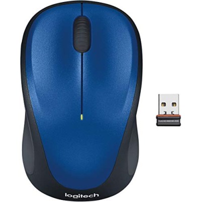 Logitech M235 Wireless Mouse, 1000 DPI Optical Tracking, 12 Month Life Battery (Blue) Logitech M235 Wireless Mouse, 1000 DPI Optical Tracking, 12 Month Life Battery (Blue)