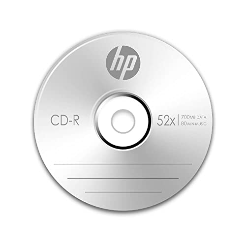 HP CD-R 700MB 50 Blank CD Compact Disk Wrap Professional Recordable 52x Speed Silver (14218) HP CD-R 700MB 50 Blank CD Compact Disk Wrap Professional Recordable 52x Speed Silver (14218)