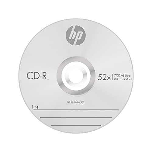 HP CD-R 700MB 50 Blank CD Compact Disk Wrap Professional Recordable 52x Speed Silver (14218) HP CD-R 700MB 50 Blank CD Compact Disk Wrap Professional Recordable 52x Speed Silver (14218)
