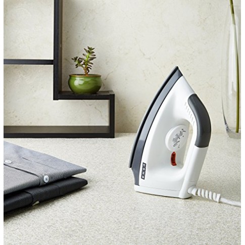 USHA EI 1602 1000 W Lightweight Dry Iron with Non-Stick Soleplate (Multi-colour) USHA EI 1602 1000 W Lightweight Dry Iron with Non-Stick Soleplate (Multi-colour)