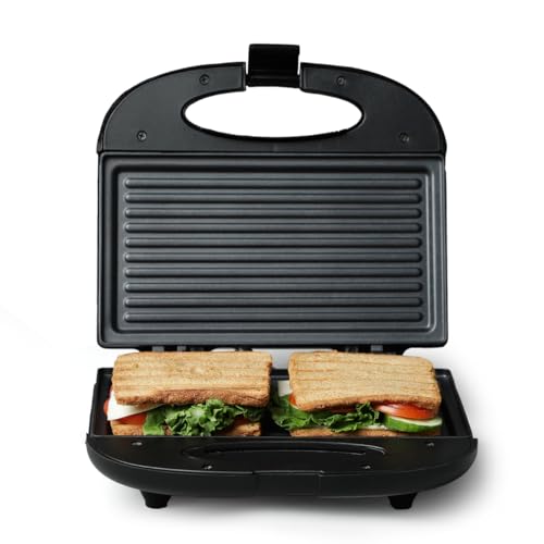 Prestige PGMFB 800 Watt Grill Sandwich Toaster with Fixed Grill Plates, Black Prestige PGMFB 800 Watt Grill Sandwich Toaster with Fixed Grill Plates, Black