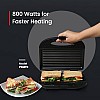 Prestige PGMFB 800 Watt Grill Sandwich Toaster with Fixed Grill Plates, Black