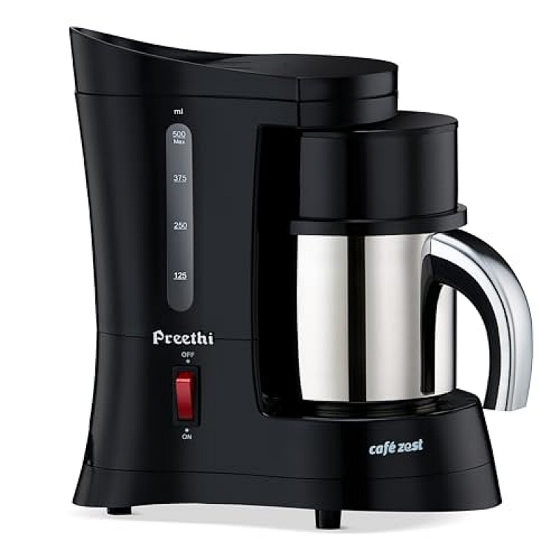 Preethi Cafe Zest CM210 Drip Coffee Maker (Black)