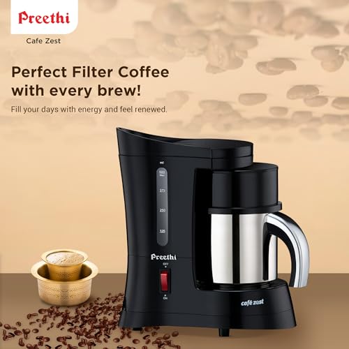 Preethi Cafe Zest CM210 Drip Coffee Maker (Black) Preethi Cafe Zest CM210 Drip Coffee Maker (Black)