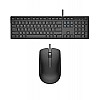 Dell USB Wired Keyboard and Mouse Set (Black) KB216+MS116