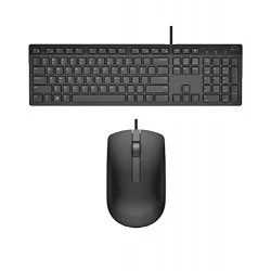 Dell USB Wired Keyboard and Mouse Set (Black) KB216+MS116