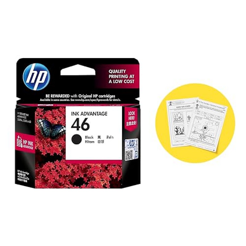 HP 46 Ink Cartridge (Black)