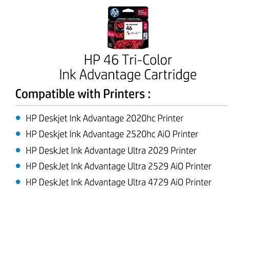 HP 46 Tri-Color Original Ink Advantage Cartridge HP 46 Tri-Color Original Ink Advantage Cartridge