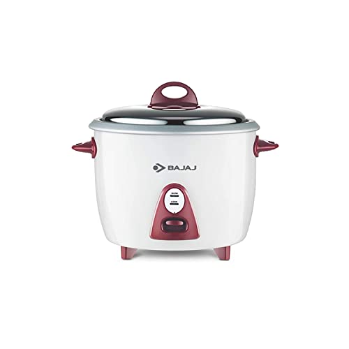 Bajaj Majesty New RCX 3 350-Watt Multifunction Rice Cooker (White And Pink) Bajaj Majesty New RCX 3 350-Watt Multifunction Rice Cooker (White And Pink)
