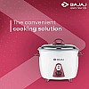 Bajaj Majesty New RCX 3 350-Watt Multifunction Rice Cooker (White And Pink)