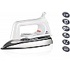 Bajaj Plastic Popular Plus 750W Dry Iron with Advance Soleplate and Anti-Bacterial German Coating Technology, White