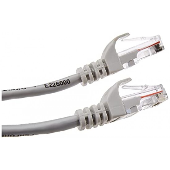 AmazonBasics RJ45 Cat-5e Network Ethernet Patch/LAN Cable - 25 Feet (7.6 Meters),White