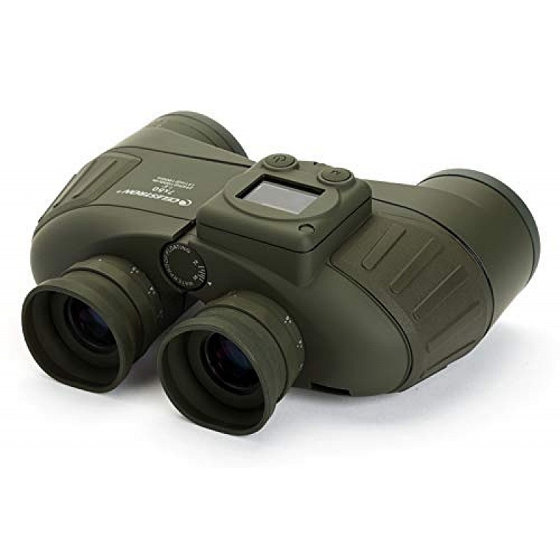 Celestron 71422 Cavalry 7x50 GPS Binocular (Olive Green)