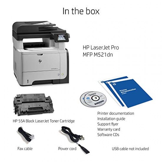 HP LaserJet Professional MFP Printer (M521dn) REFURBISHED 