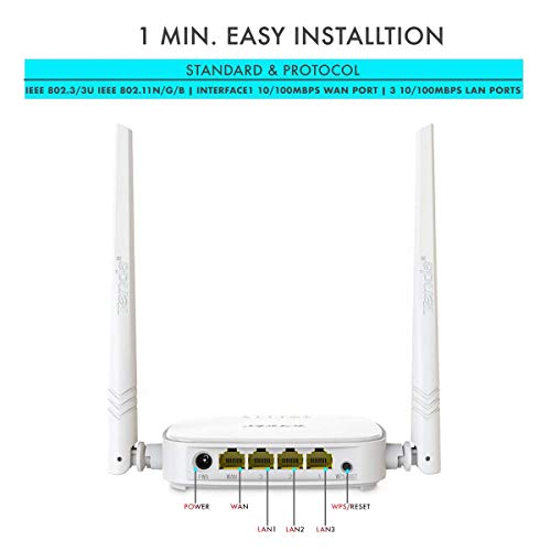 Tenda N Series Home WiFi Router (N301) White Tenda N Series Home WiFi Router (N301) White