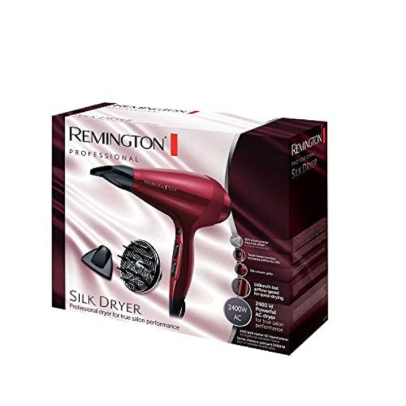 Remington Ac9096 2400 Watts Silk Dryer (Red)