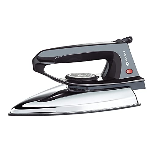 Bajaj DX-2 600W Dry Iron with Advance Soleplate and Anti-bacterial German Coating Technology, Black Bajaj DX-2 600W Dry Iron with Advance Soleplate and Anti-bacterial German Coating Technology, Black