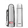 Milton Plain Lid 1000 Thermosteel Vacuum Insulated Flask with Jacket 1000 ml Hot and Cold Water Bottle