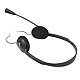 Enter EH-02A Wired Headphone with Mic (Black)