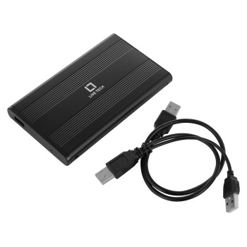 Live Tech 2.5 Inch SATA to USB 2.0 External Hard Drive (Hard Disk Not Included) (2.5" USB 2.0, Black)