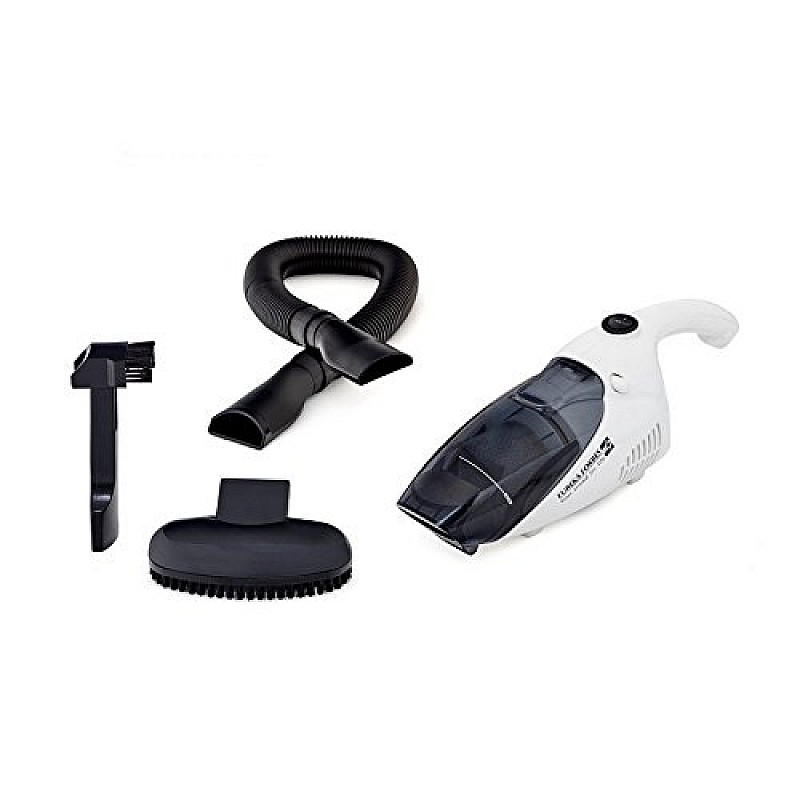 Eureka Forbes 100-Watt Car Vaccum Cleaner (White and Black)