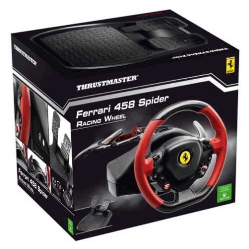 ThrustMaster Ferrari 458 Spider, Racing Game Wheel, Xbox One/Xbox Series X/S ThrustMaster Ferrari 458 Spider, Racing Game Wheel, Xbox One/Xbox Series X/S