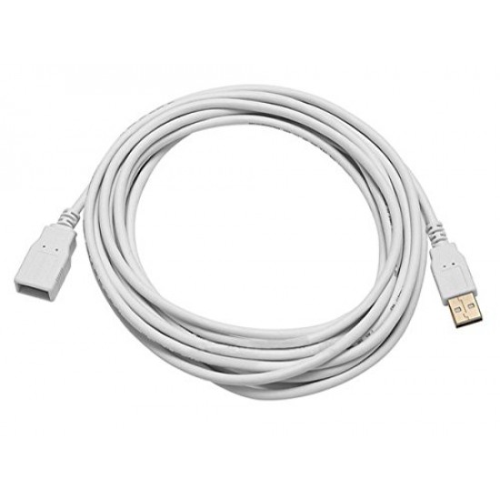PremiumAV USB High - Speed Extension Cable (5M, White)
