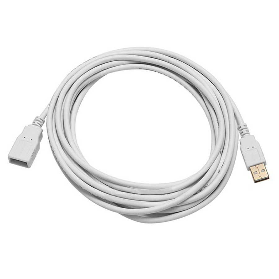 PremiumAV USB High - Speed Extension Cable (5M, White)