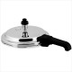 Butterfly Curve 2 Litres Pressure Cooker Outer Lid High Quality Stainless Steel Induction & Gas Stove Compatible Silver