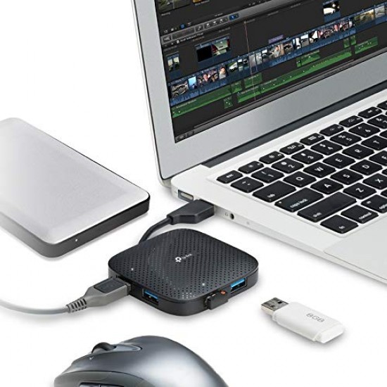TP-Link Powered USB Hub with 7 Data Smart Charging USB 3.0 Ports, Compatible with Windows