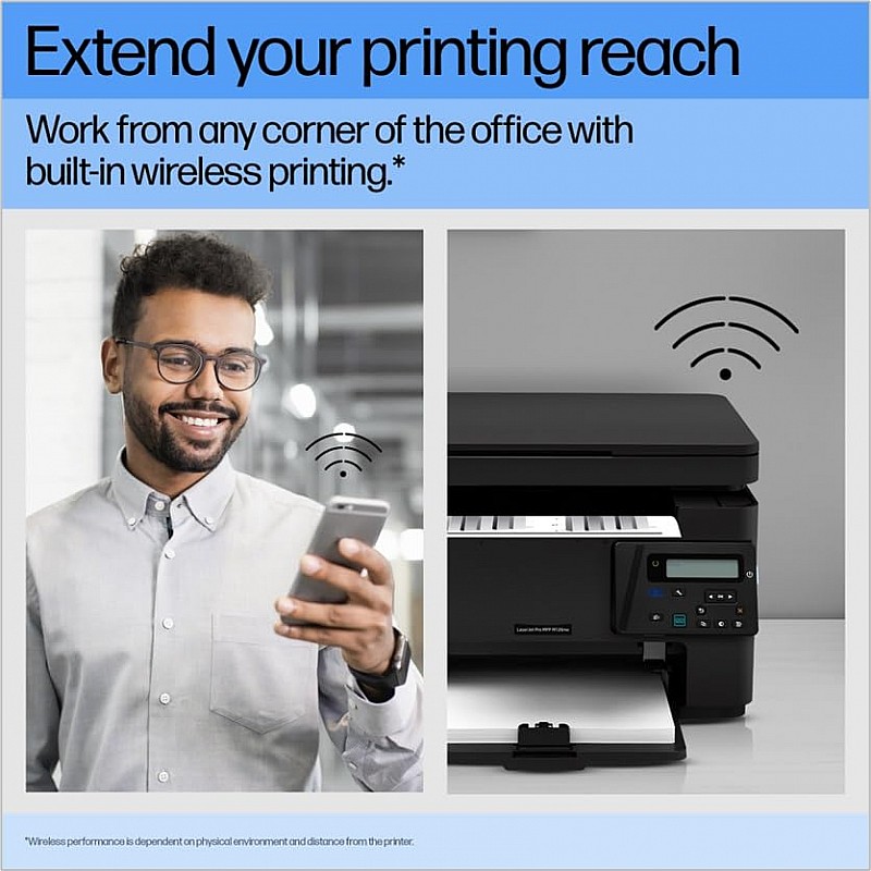 HP Laserjet Pro M126nw All-in-One B&W Printer for Home: Print Compact Printing Refurbished